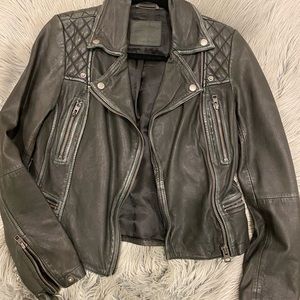 All Saints leather jacket